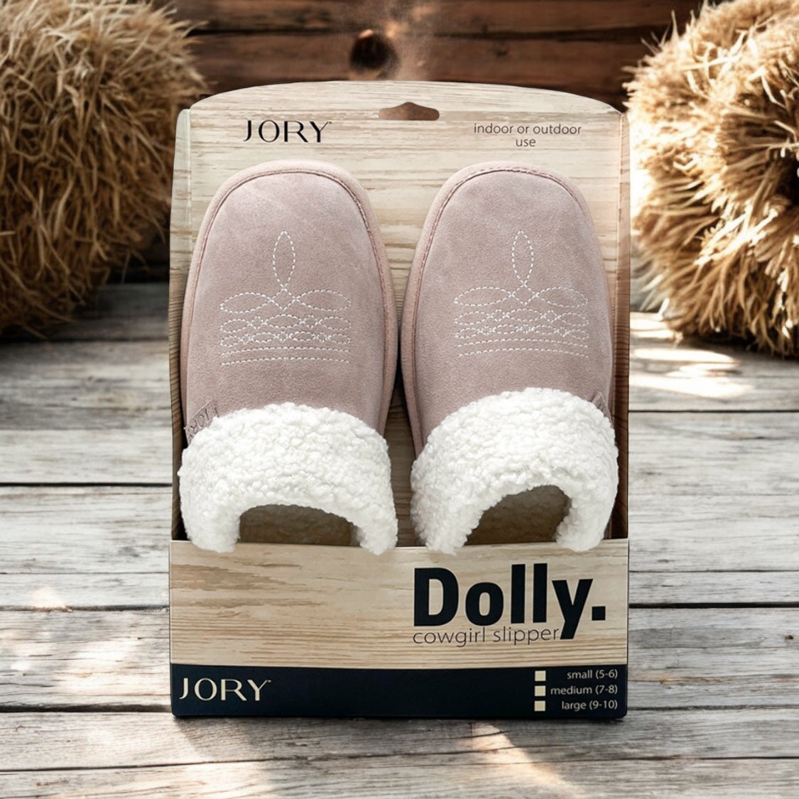 Dolly Cowgirl Western Slipper - Blossom (large)
