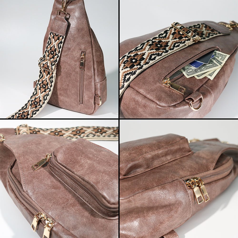 Hailey Crossbody Sling Bag | Stone - Shop Jory