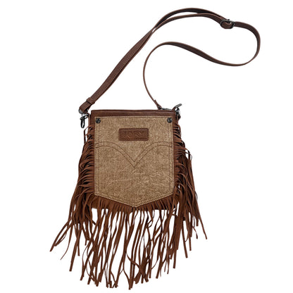 Montana Crossbody Tassel Bag | Sand