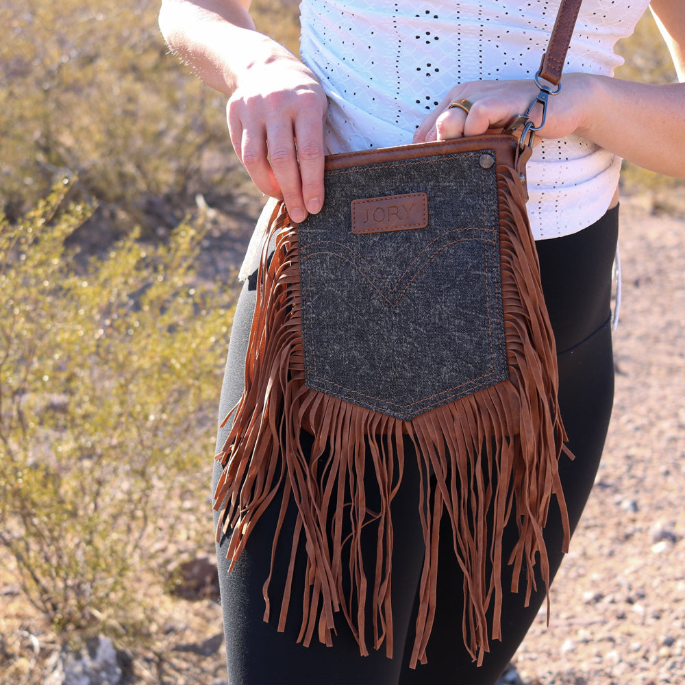 Montana Crossbody Tassel Bag | Stone