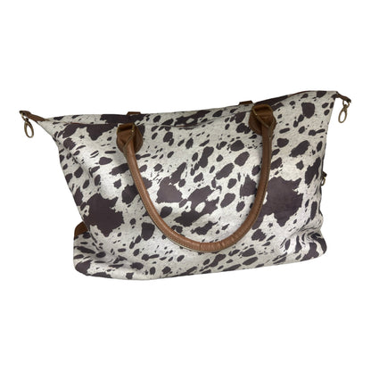 Cowhide Weekender Bag - Shop Jory