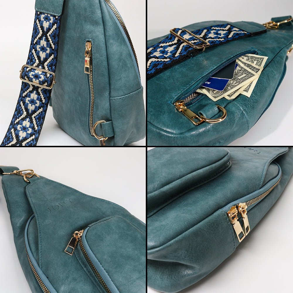 Hailey Crossbody Sling Bag | Sea - Shop Jory